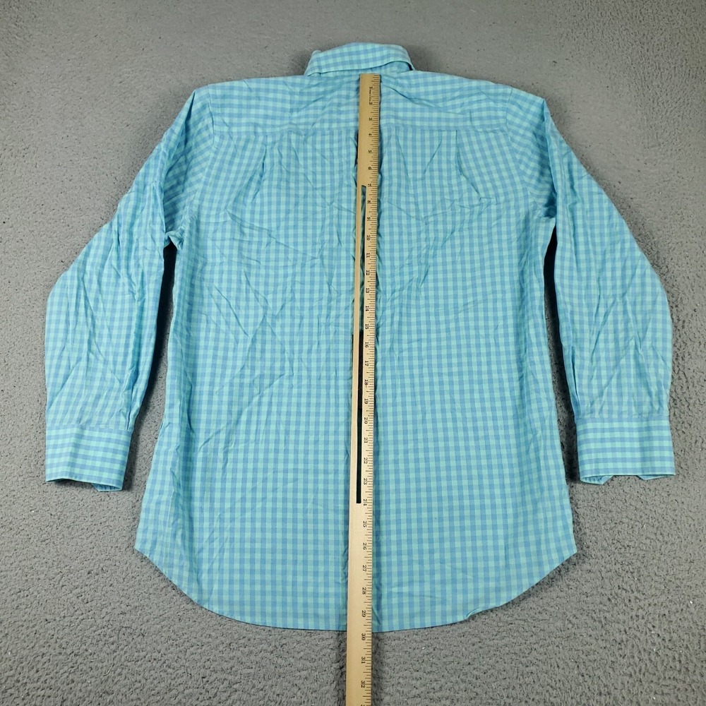 Southern Tide Shirt Mens Size Small Blue Check Button Up Long Sleeve - Picture 3 of 6